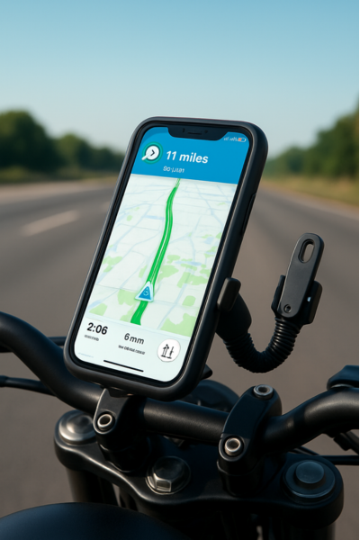 Motorcycle Phone Mount – Anti Vibration & Secure Grip