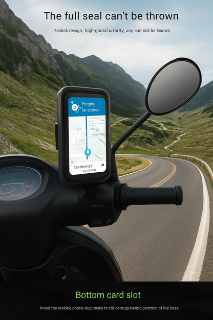 Motorcycle Phone Mount – Anti Vibration & Secure Grip