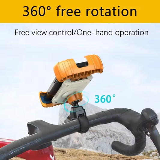 Ultra Resistant Motorcycle Phone Mount | 360° Rotation | One-Hand Operation