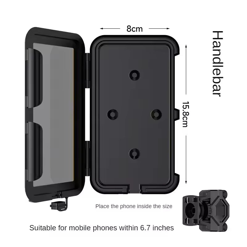Motorcycle Phone Mount – Anti Vibration & Secure Grip